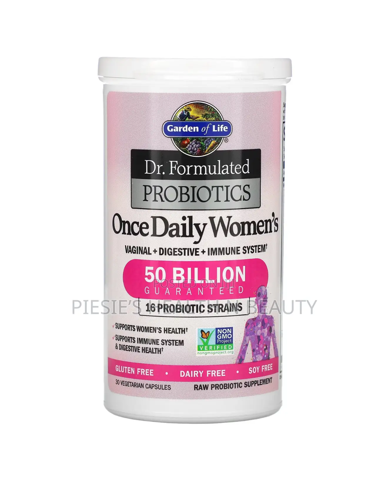 Dr. Formulated Probiotics for Women Prebiotics, 50 Billion