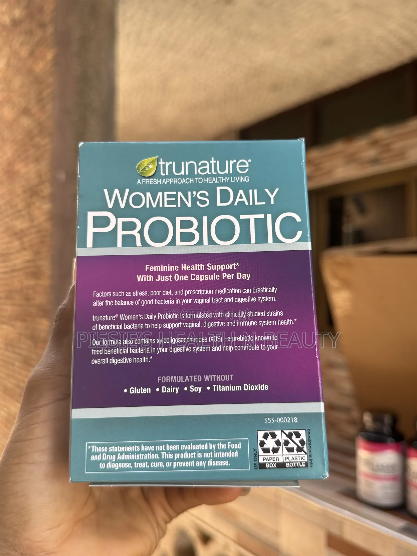 Tru Nature Women's Daily Probiotic, 25 Billion, 90 Capsules