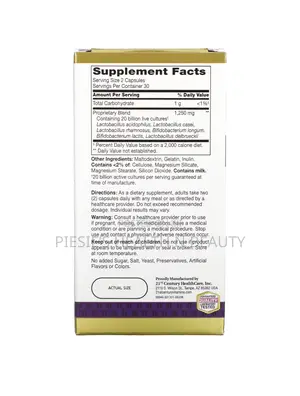 21st Century Advanced Probiotic Capsules, 60 Count