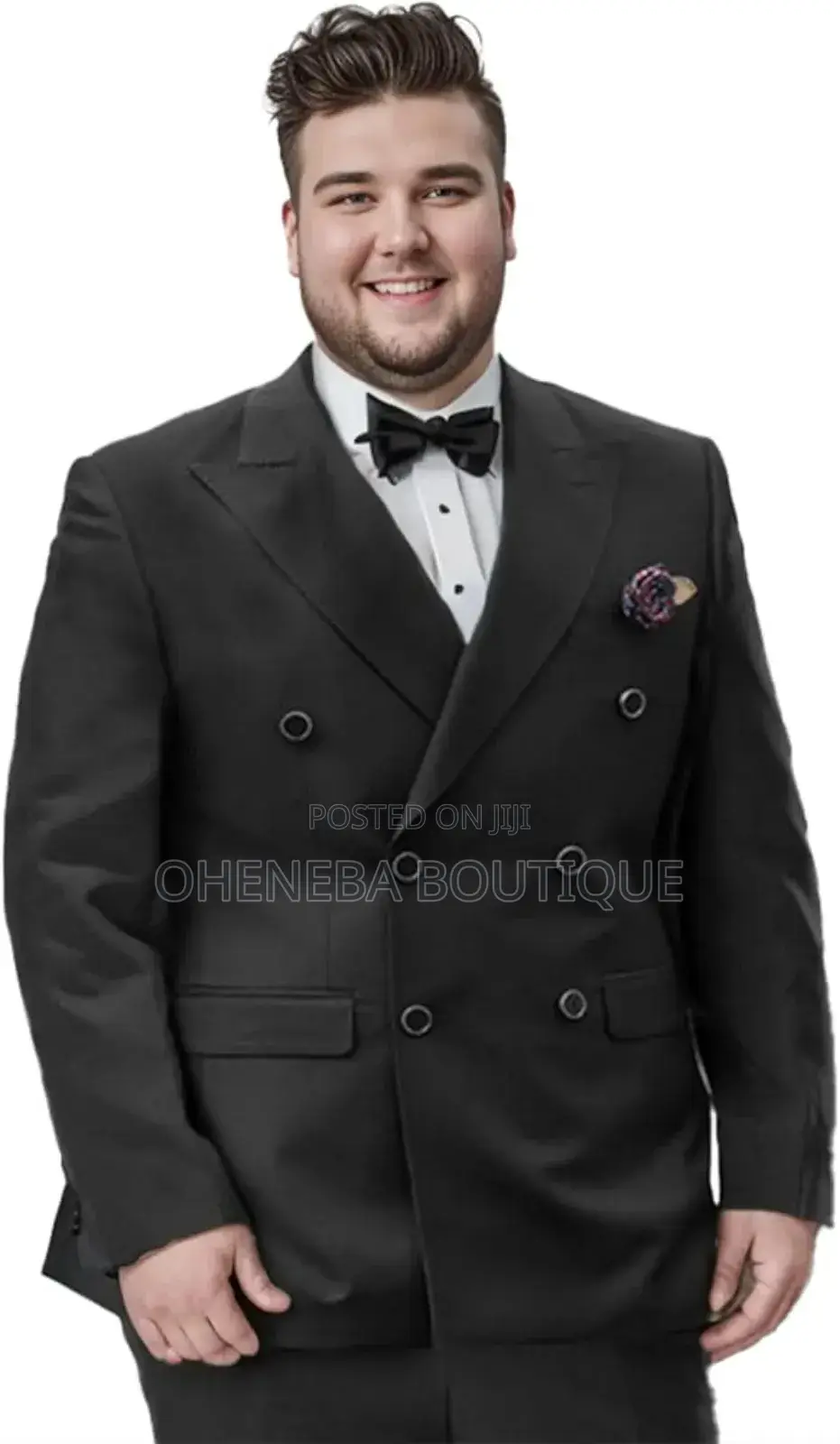 Black Plus Size Suits Available