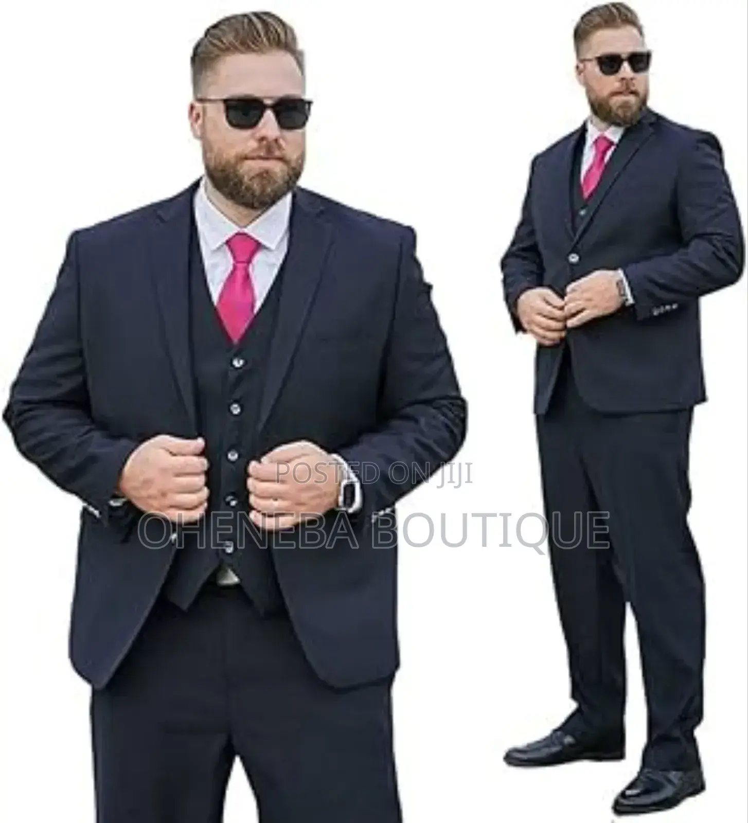 Black Plus Size Suits Available