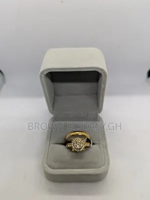 Big Stone 2 Piece Wedding Rings (Swipe for More)