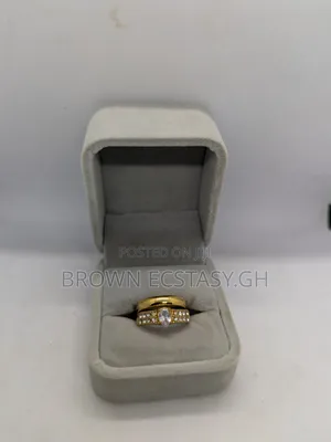Small Stones Two Piece Engagement Rings