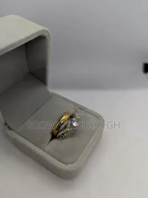 Small Stones Two Piece Engagement Rings