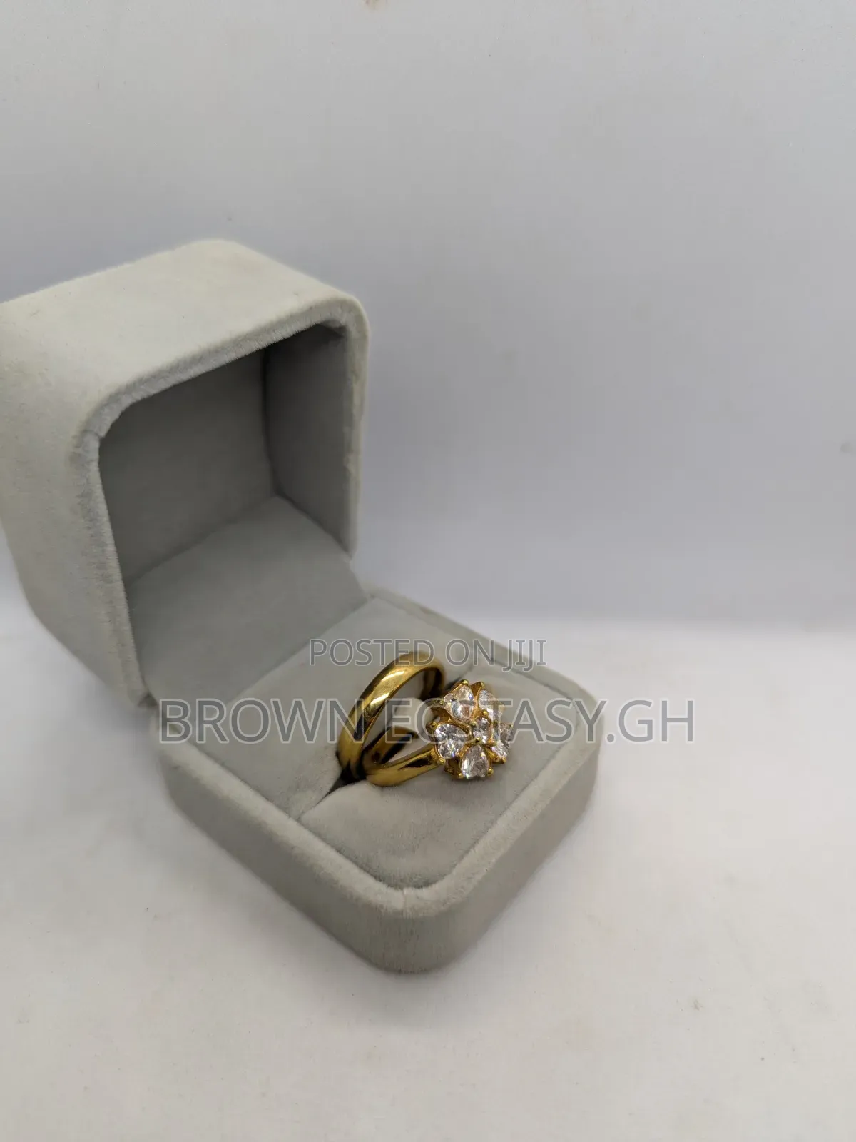 Geometric 2 Piece Wedding Rings (Swipe for More)