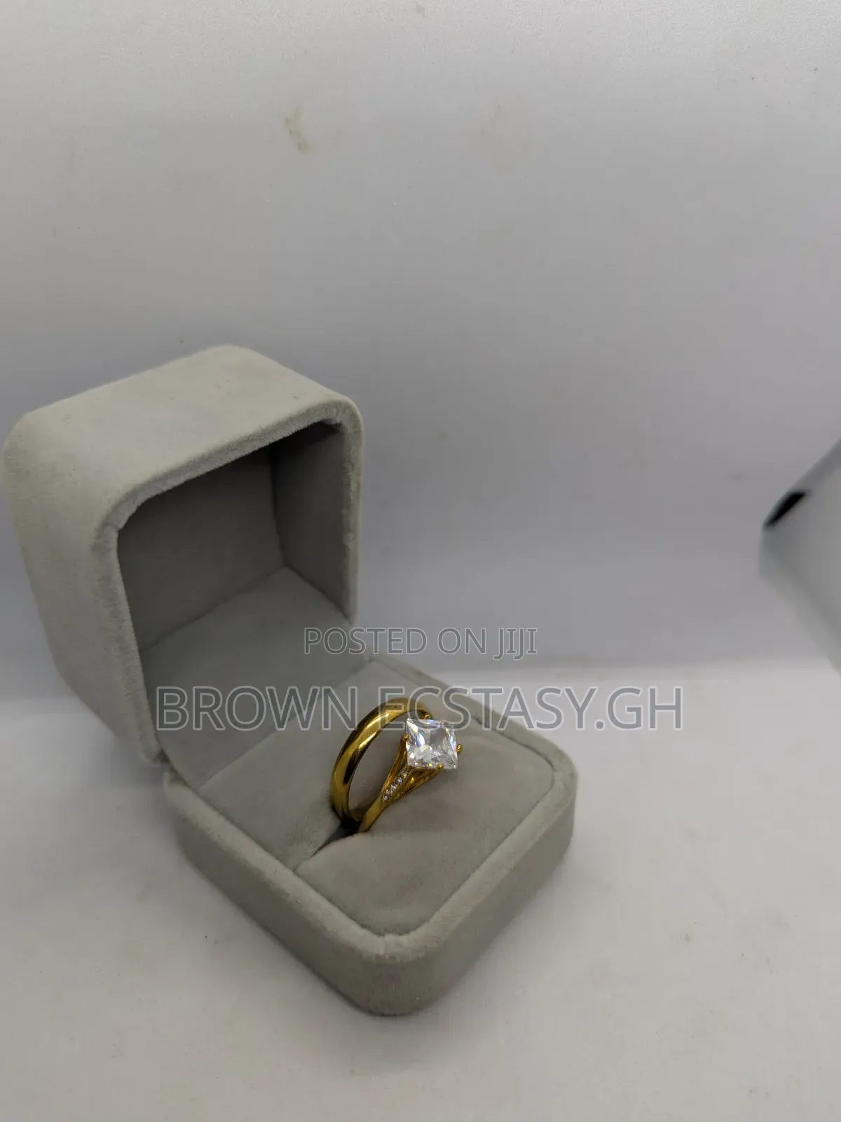 Geometric 2 Piece Wedding Rings (Swipe for More)