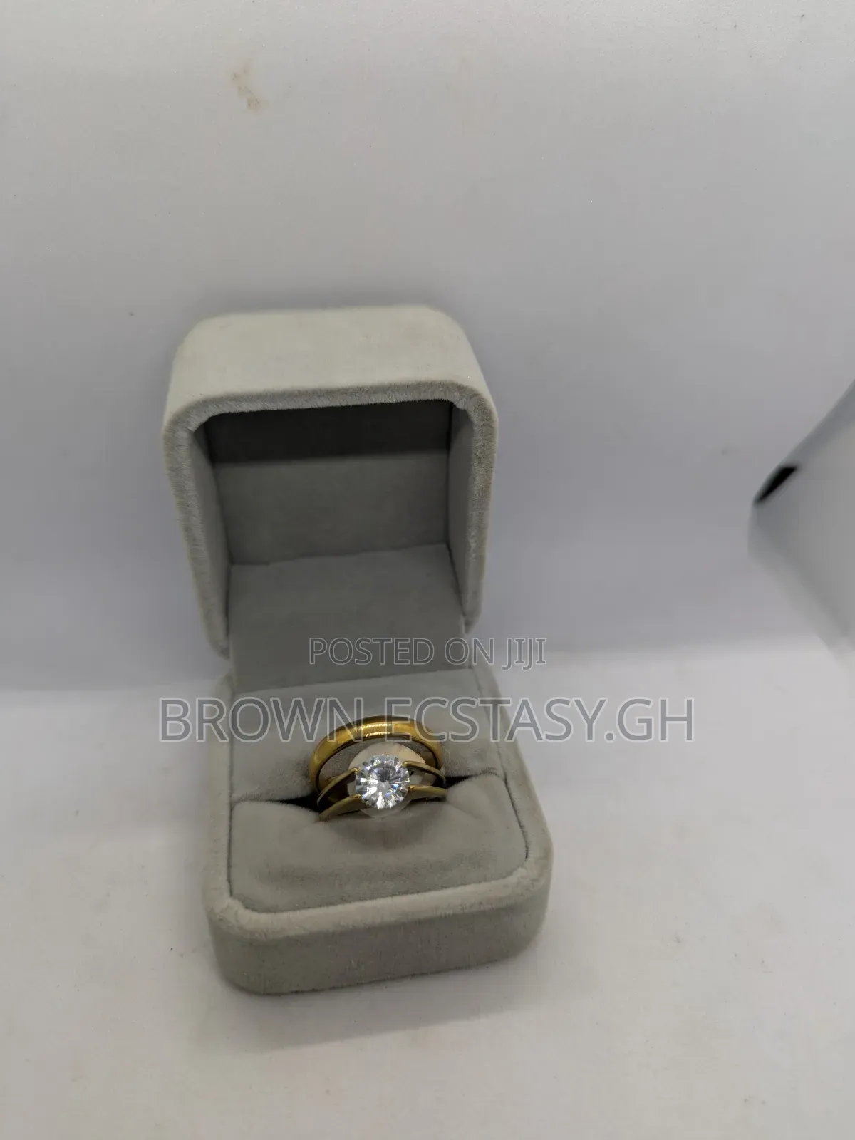 Geometric 2 Piece Wedding Rings (Swipe for More)