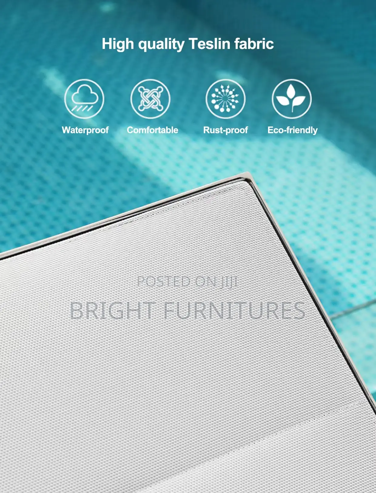 Outdoor Pool Sun Beach Lounge With Center Table