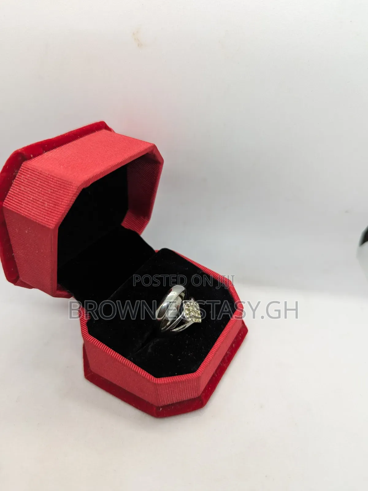 3 Set Italian Steel Wedding Rings (Swipe For More)