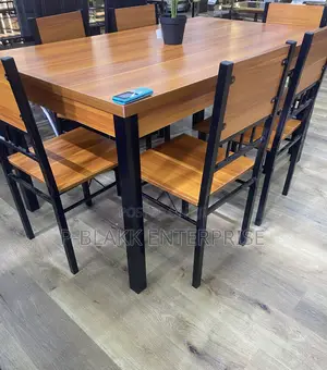 Wooden 6seater Dining Table With Chairs