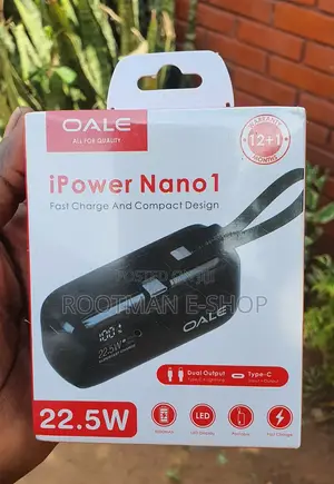 Nano 5000mah Portable Powerbank 22.5w Super Fast Charge
