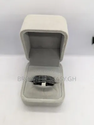All Black Men's Wedding Rings (Italian Steel)