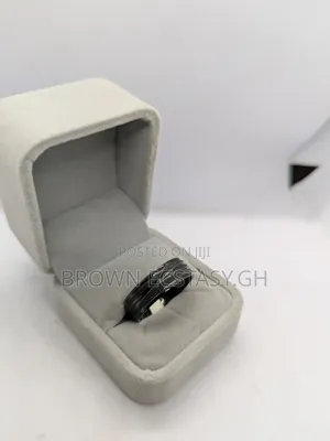 All Black Men's Wedding Rings (Italian Steel)