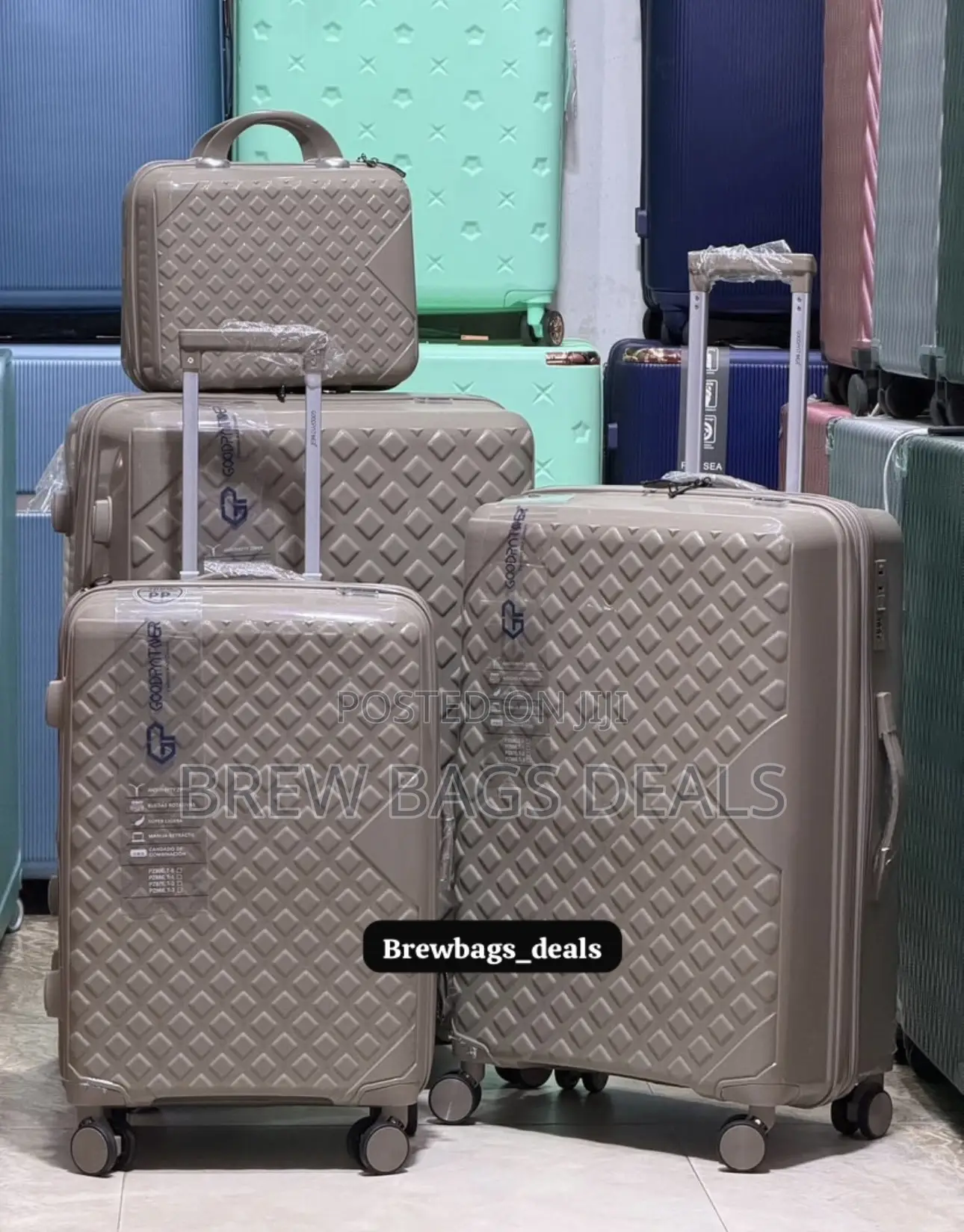Quality Goodpartner 4set Unbreakable Two Zip Expansion Traveling Bag