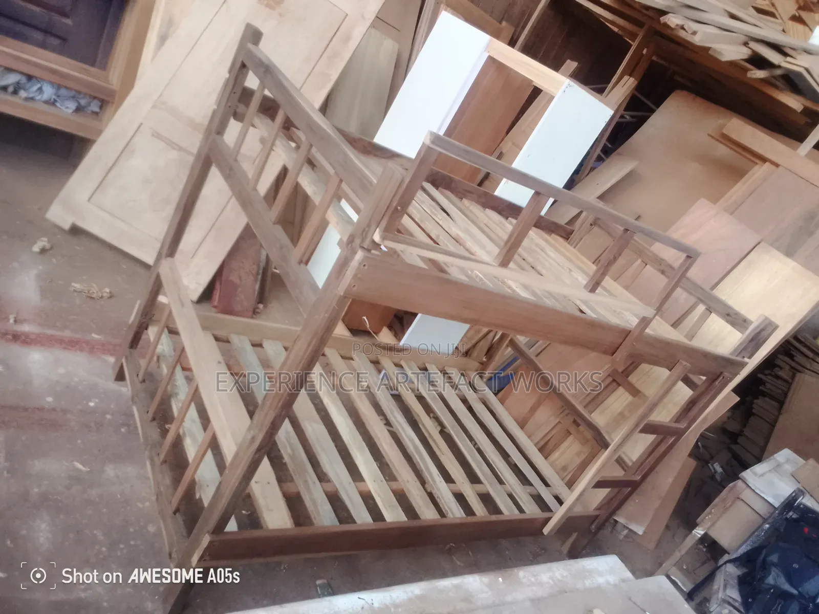 Bunk Bed With Guard And Stairs