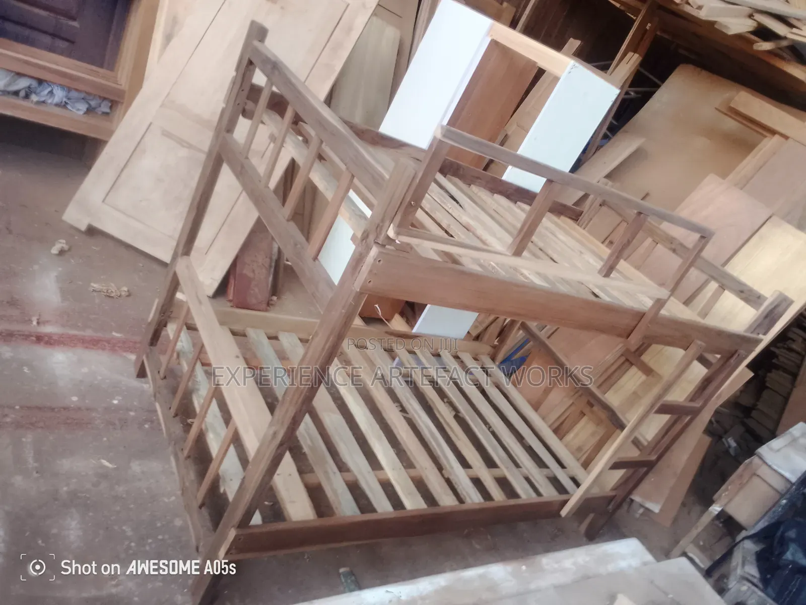 Bunk Bed With Guard And Stairs