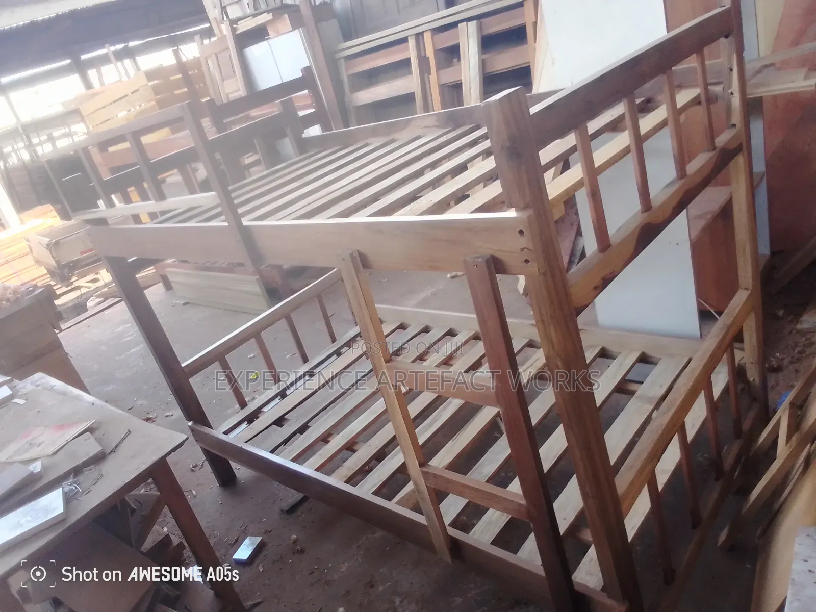 Bunk Bed With Guard And Stairs