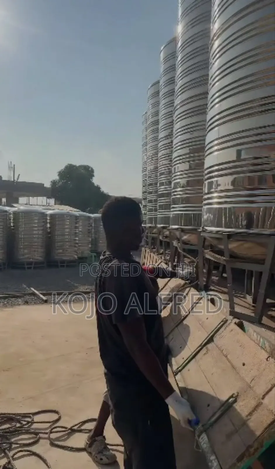 Stainless Water Tanks in Ghana