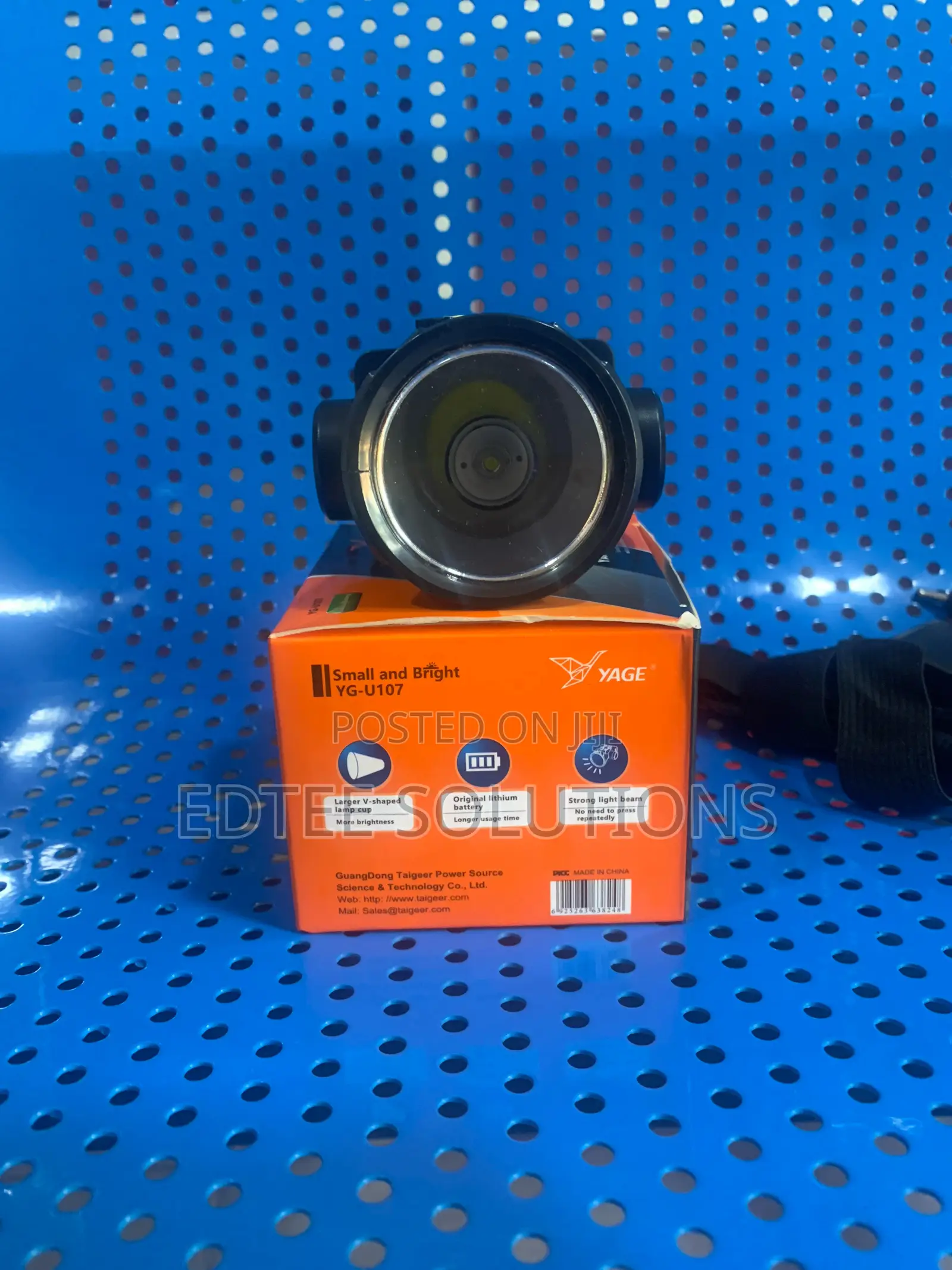 10 Hours Small And Bright Lithium Battery Head Lamp
