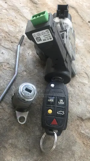 Volvo Xc90 Barrel Key Lock Set Ecu