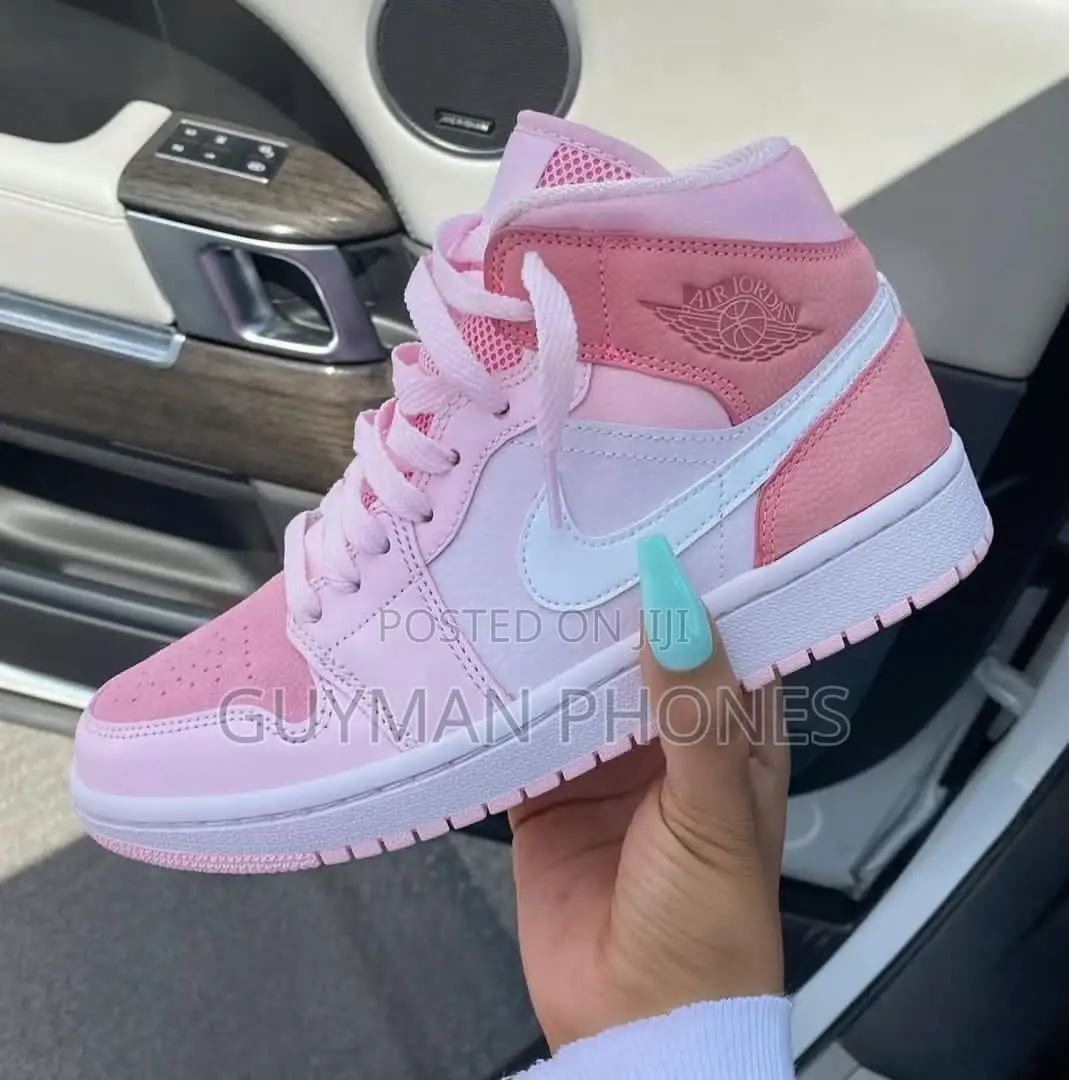 Pink Air Jordan 1