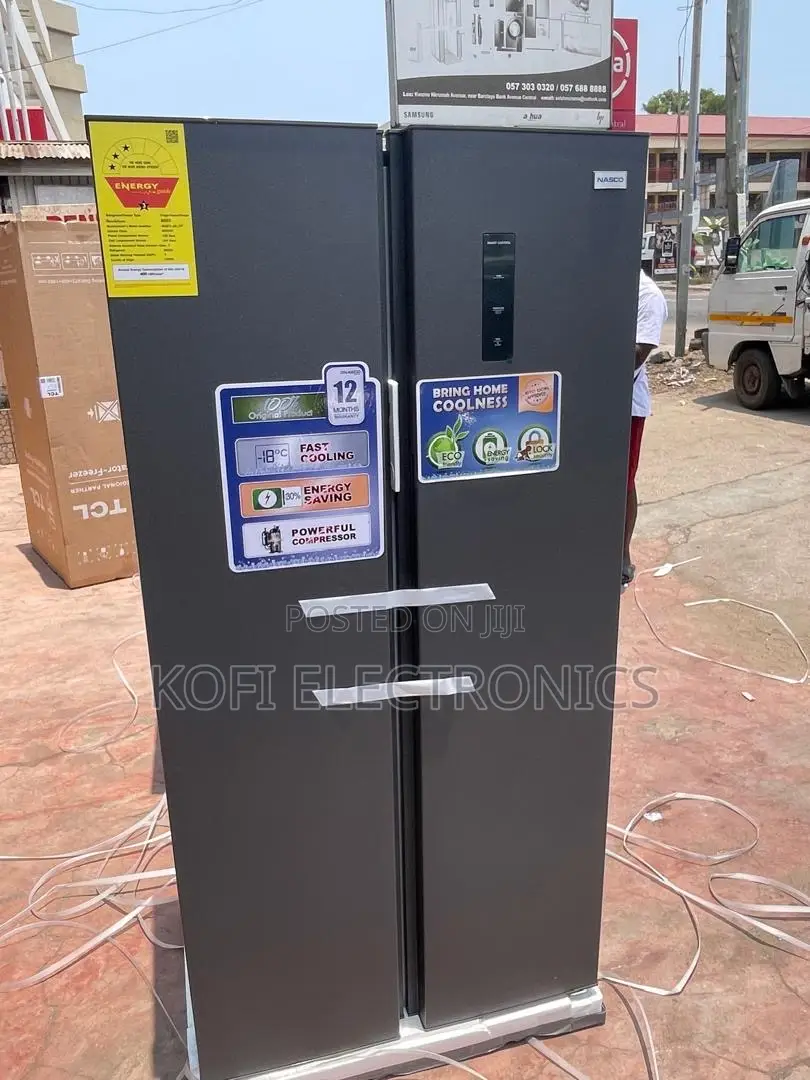 Sleek 400 LTR Black Digital Display Fridge