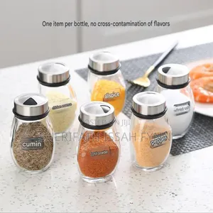 Rotating Glass Spice Rack