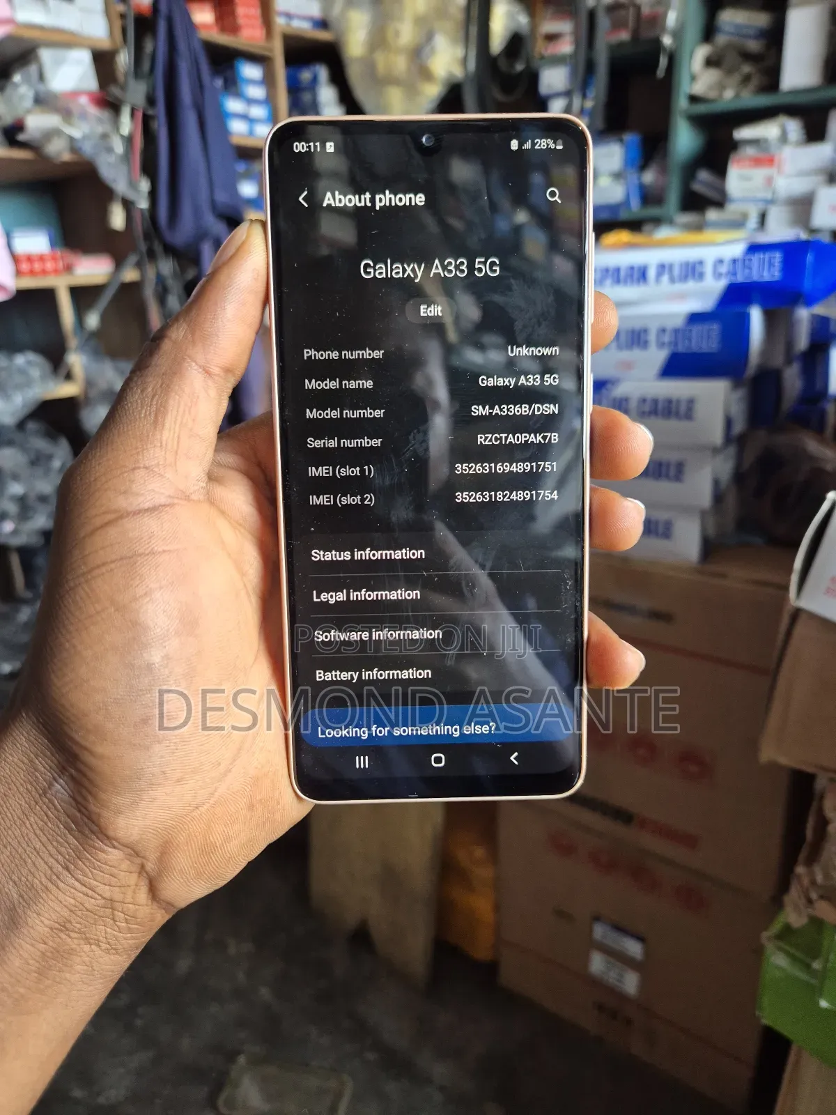 Samsung Galaxy A33 5G 128 GB Gold