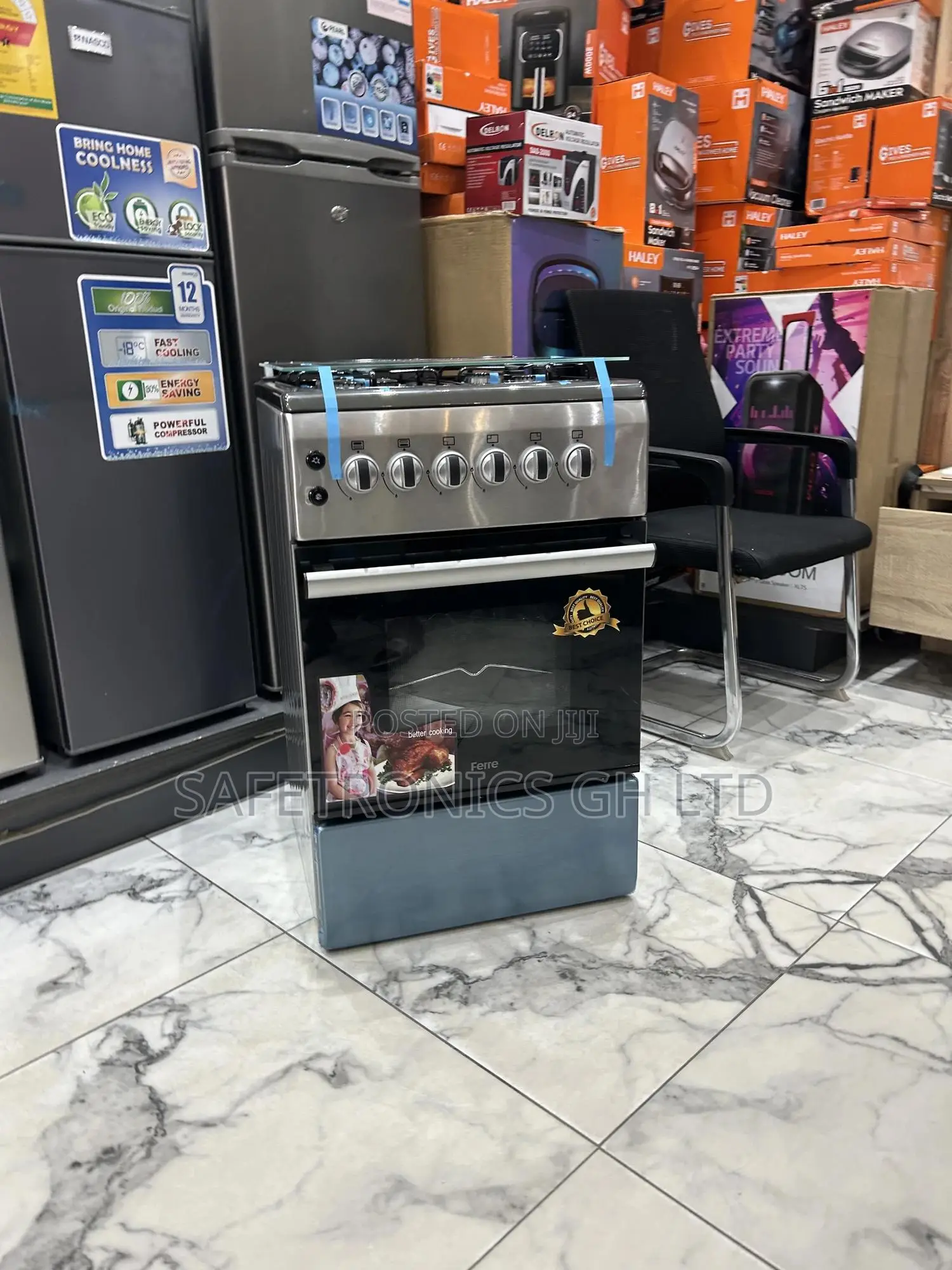 Just Order Quality New Line Volcano 50x60 4 Gas Cooker