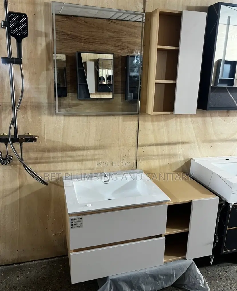 Imported 100cm Led Cabinet Basin With Mirror_wash Hand Cabinet Basin