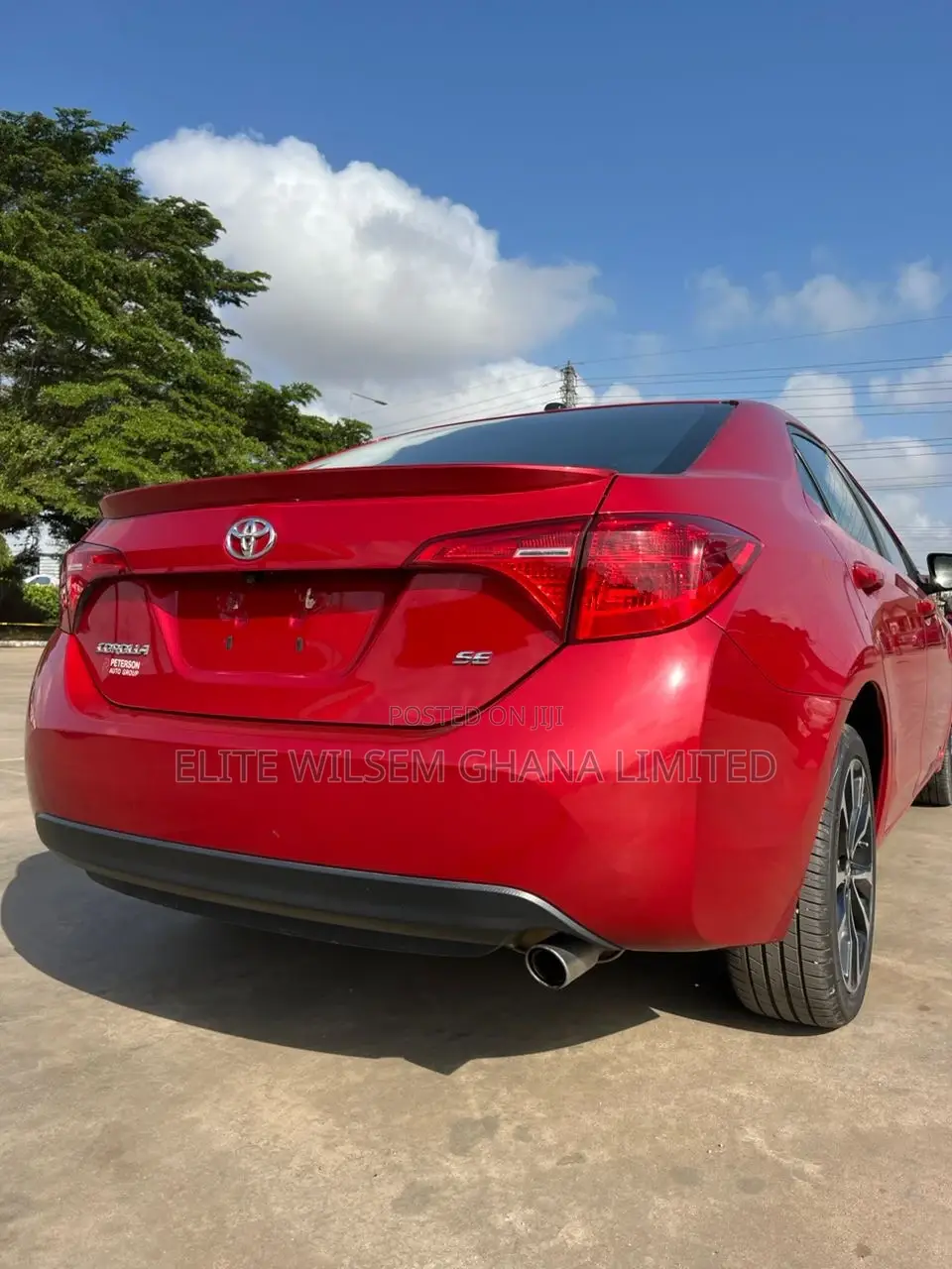 Toyota Corolla SE (1.8L 4cyl 2A) 2019 Red