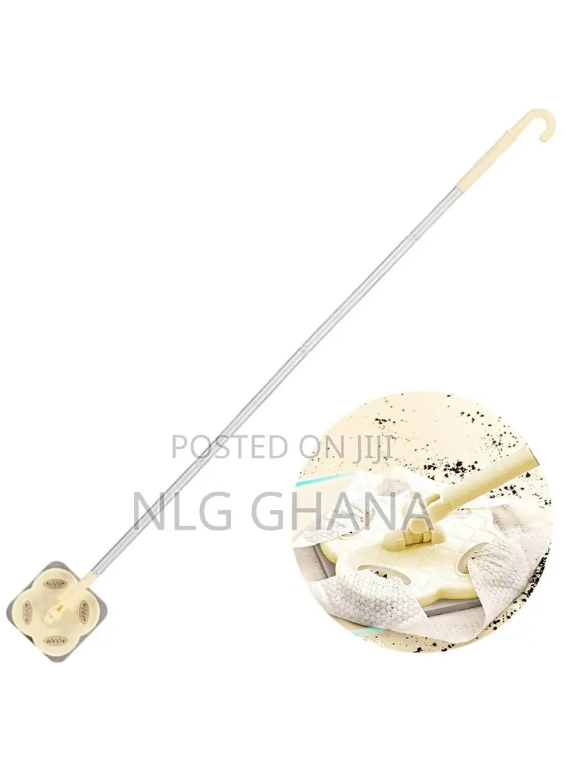4 Sections Pole Household Disposable Face Towel Mop Dust. Tvx25310