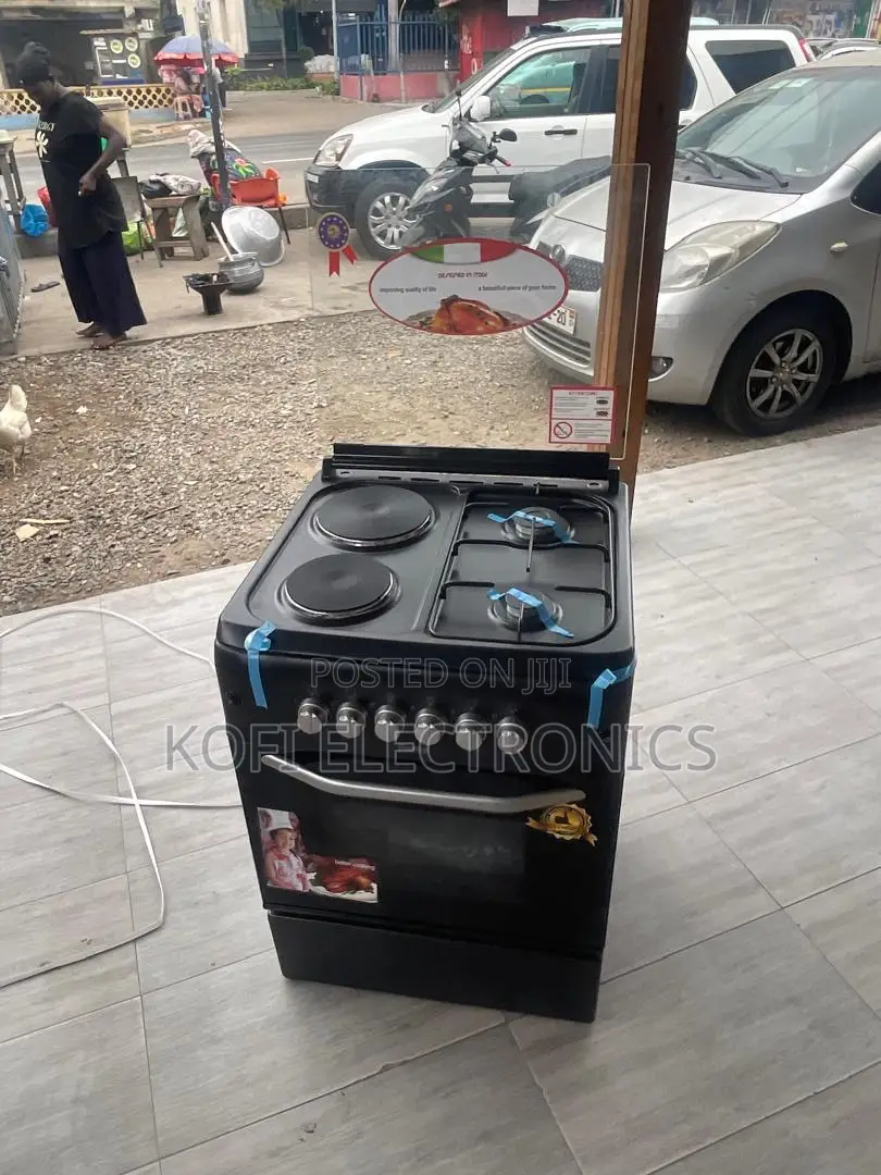 Sleek Gas and Electric Combination Stove