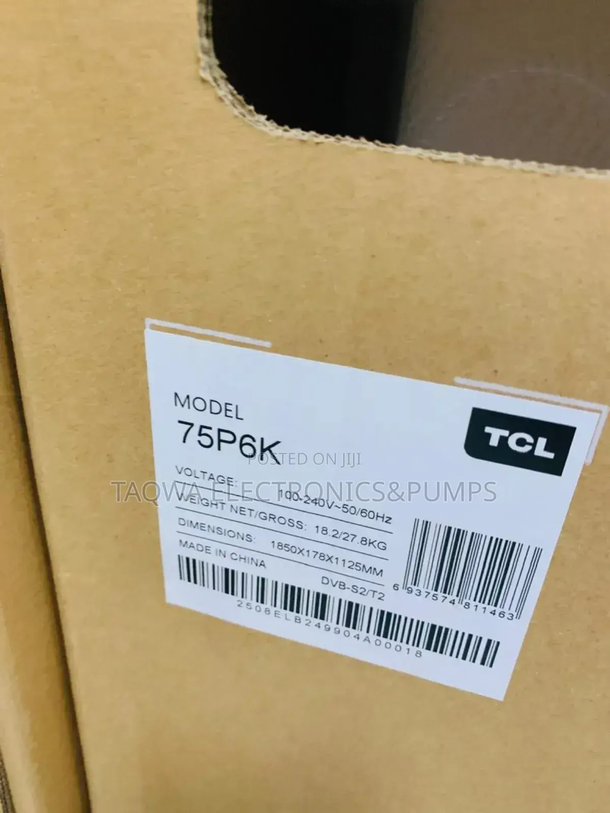 TCL 75" Smart Android Television