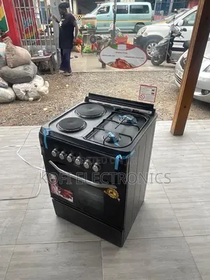 Durable Black Finish Oven Stove