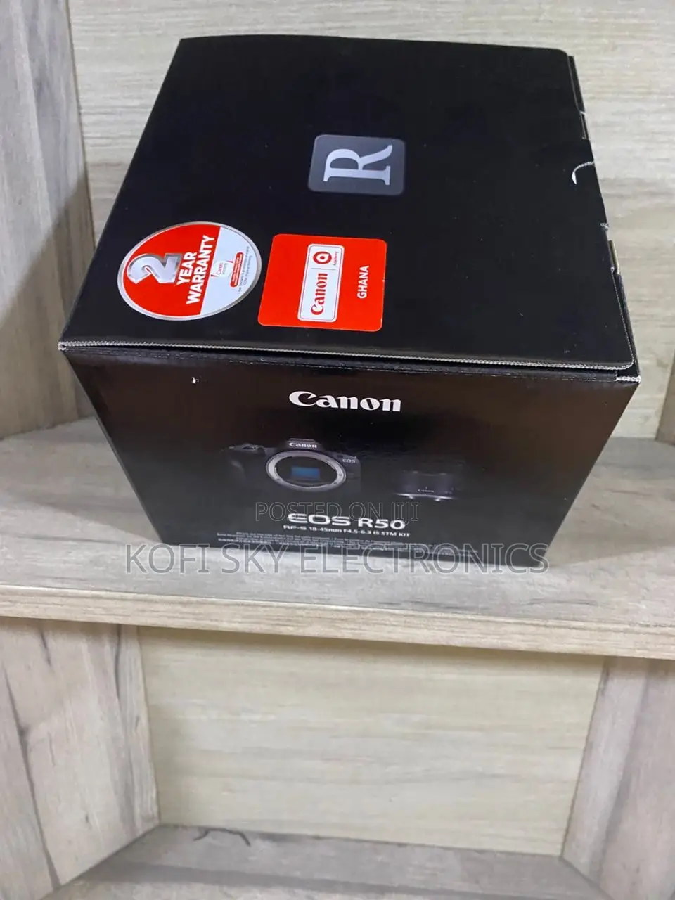 Canon Eos R50 Mirrorless Camera Rf-S 18-45mm Lens- Uhd