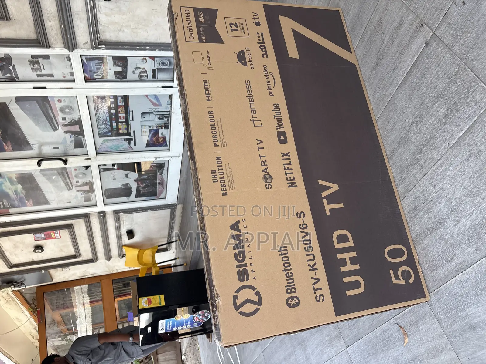Fresh in Box Sigma 50 Inch Uhd Smart Android Digital Satellite Tv.