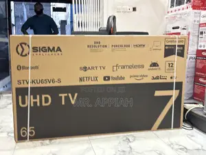 Buy Unique Sigma 65 Inch Uhd Smart Android Frameless Tv 