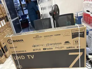 Buy Original Sigma 65 Inch Uhd Smart Android Frameless Television.