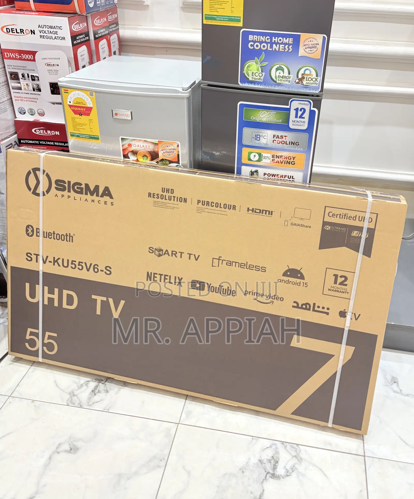 Buy Classic Sigma 55 Inch Uhd Smart Android Frameless Television 