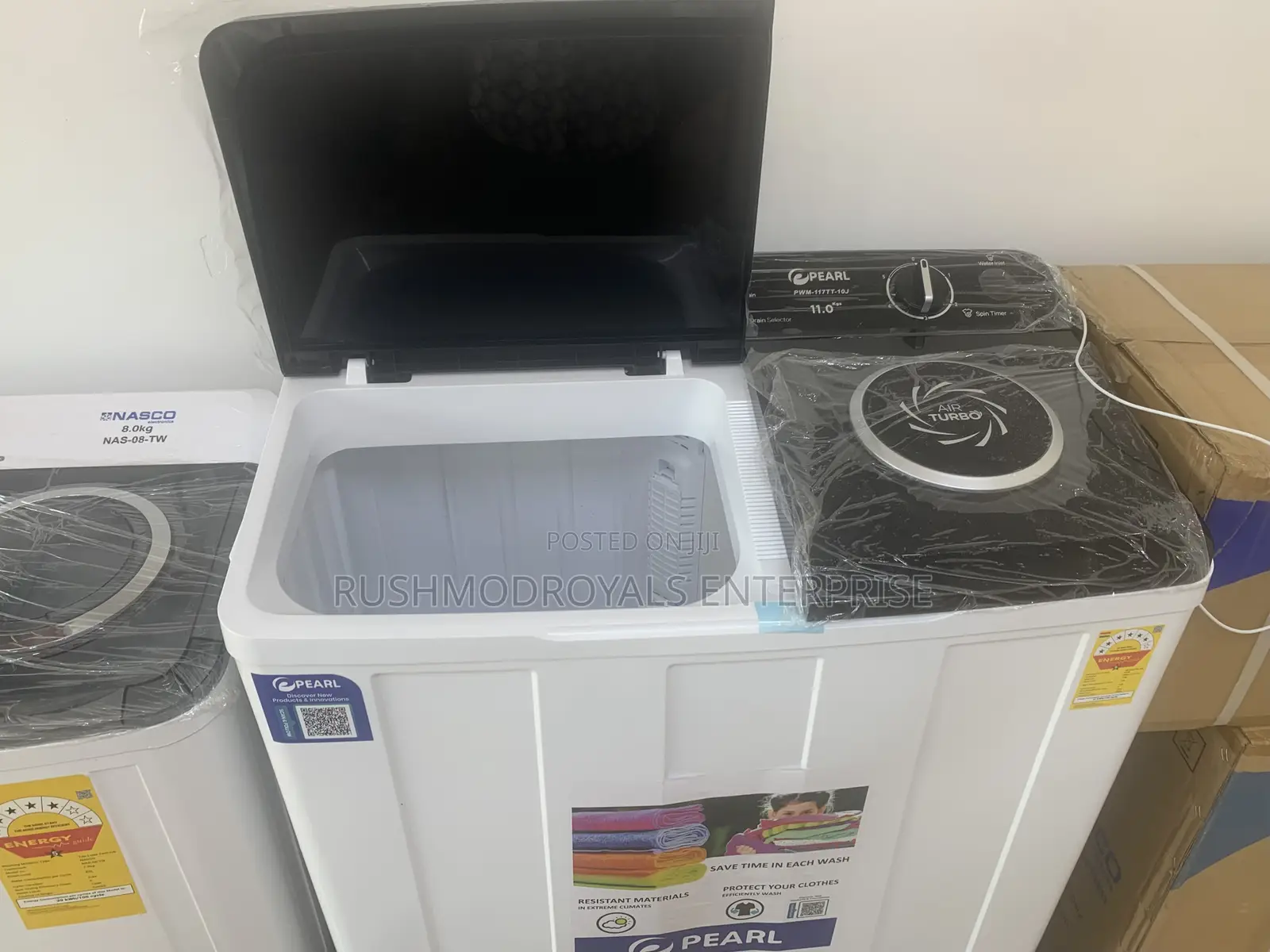 Pearl 11kg Washing Machine With Wind Jet Dry Magic Filter