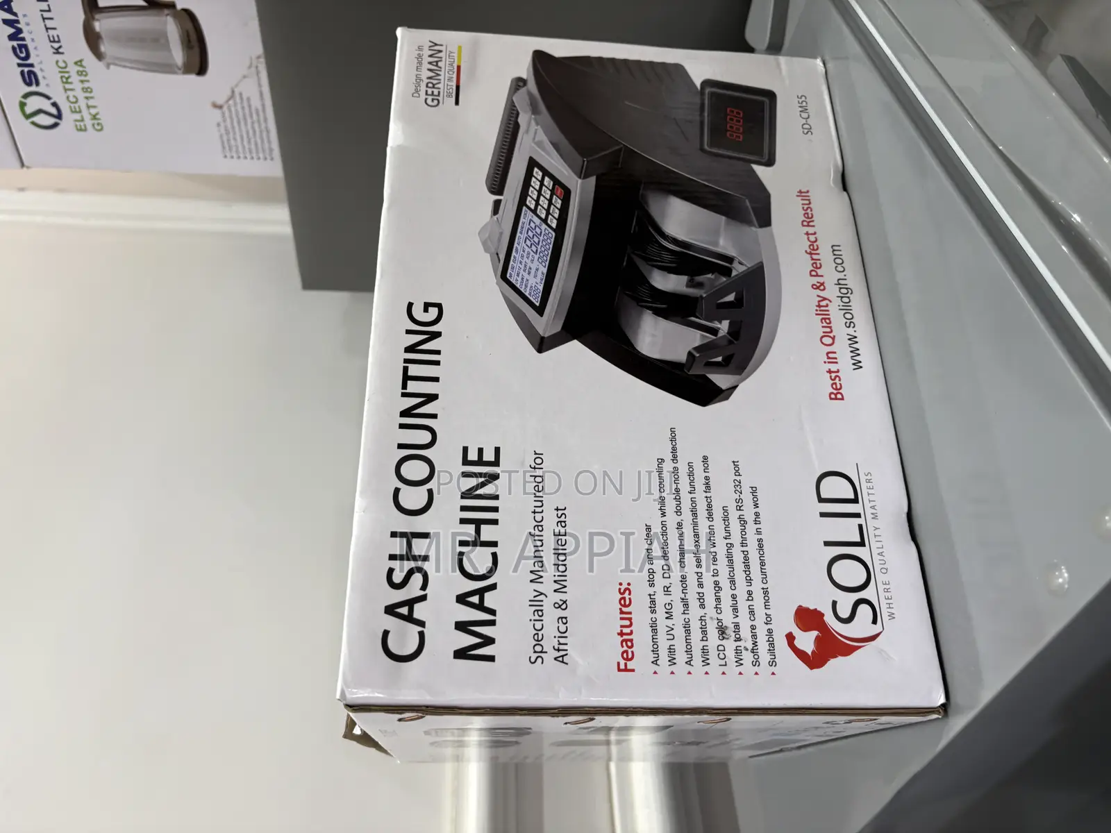 Fresh in Box Solid Cash Counting Machine Sd-Cm55(Black) 