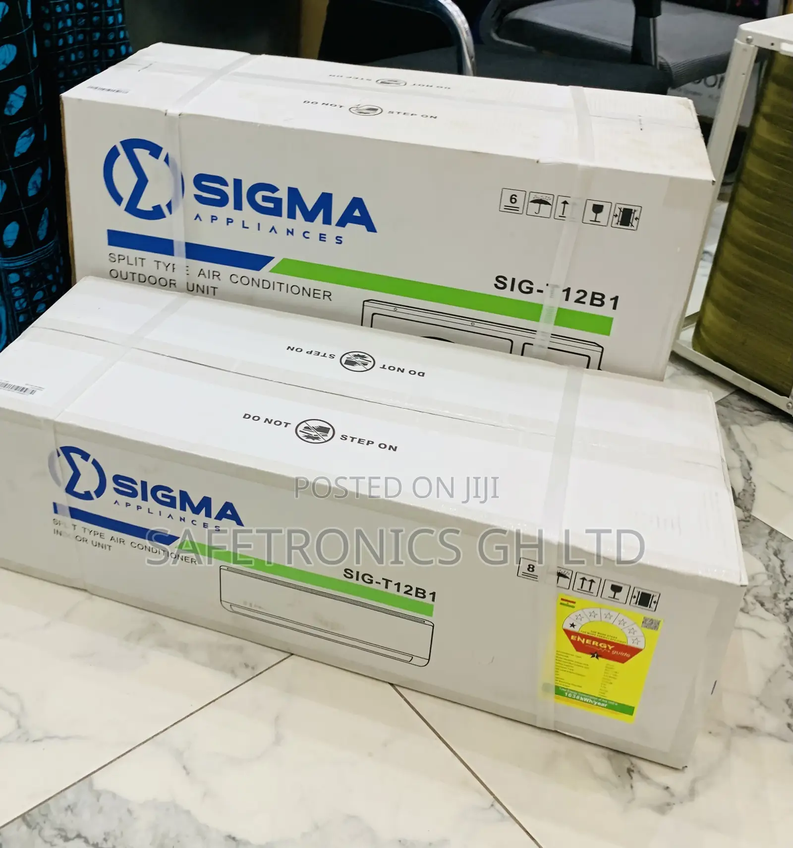 Eco Friendly 1.5 Horsepower Split R410a White Sigma Ac