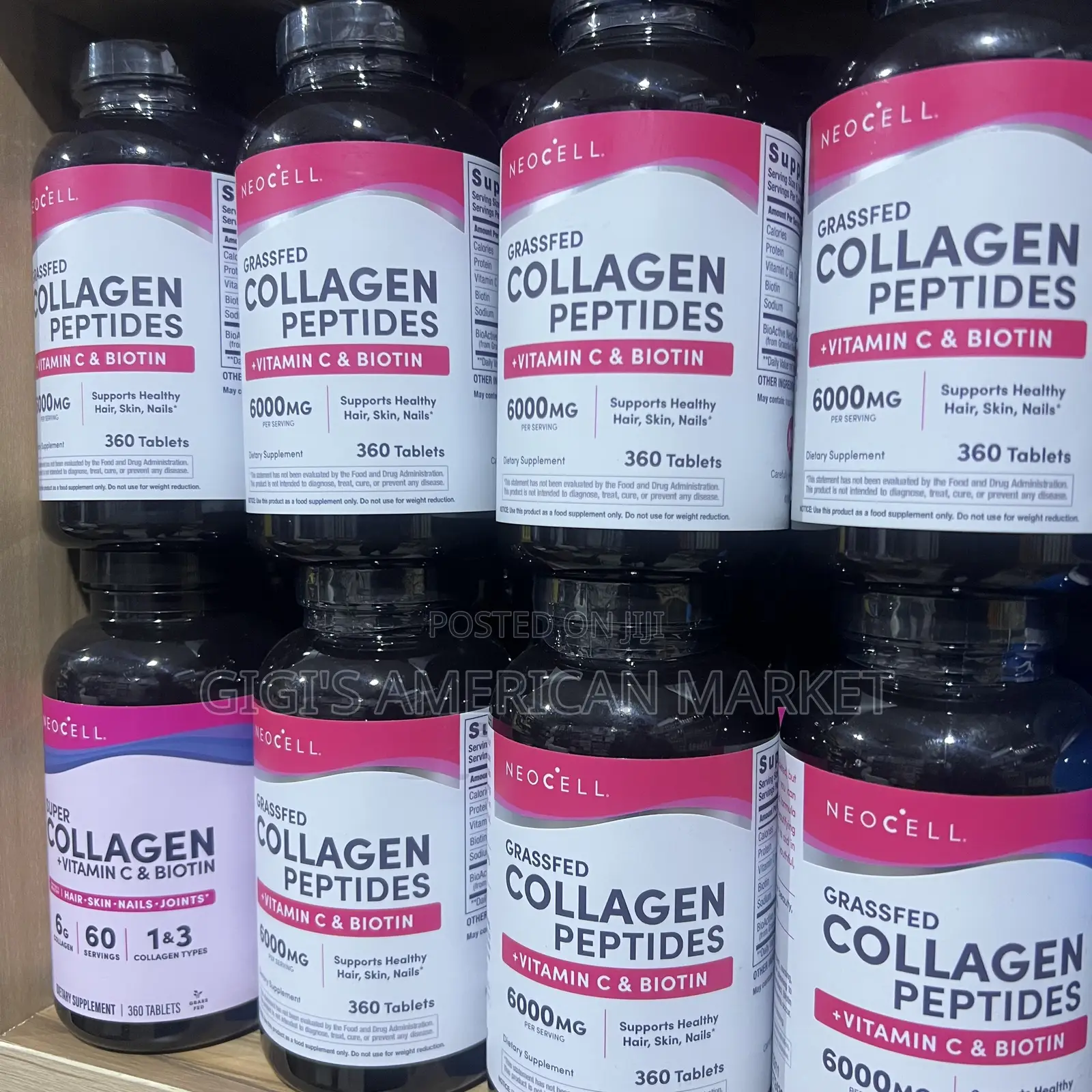 Neocell Collagen Peptides 360tablets +Vitamin C Biotin
