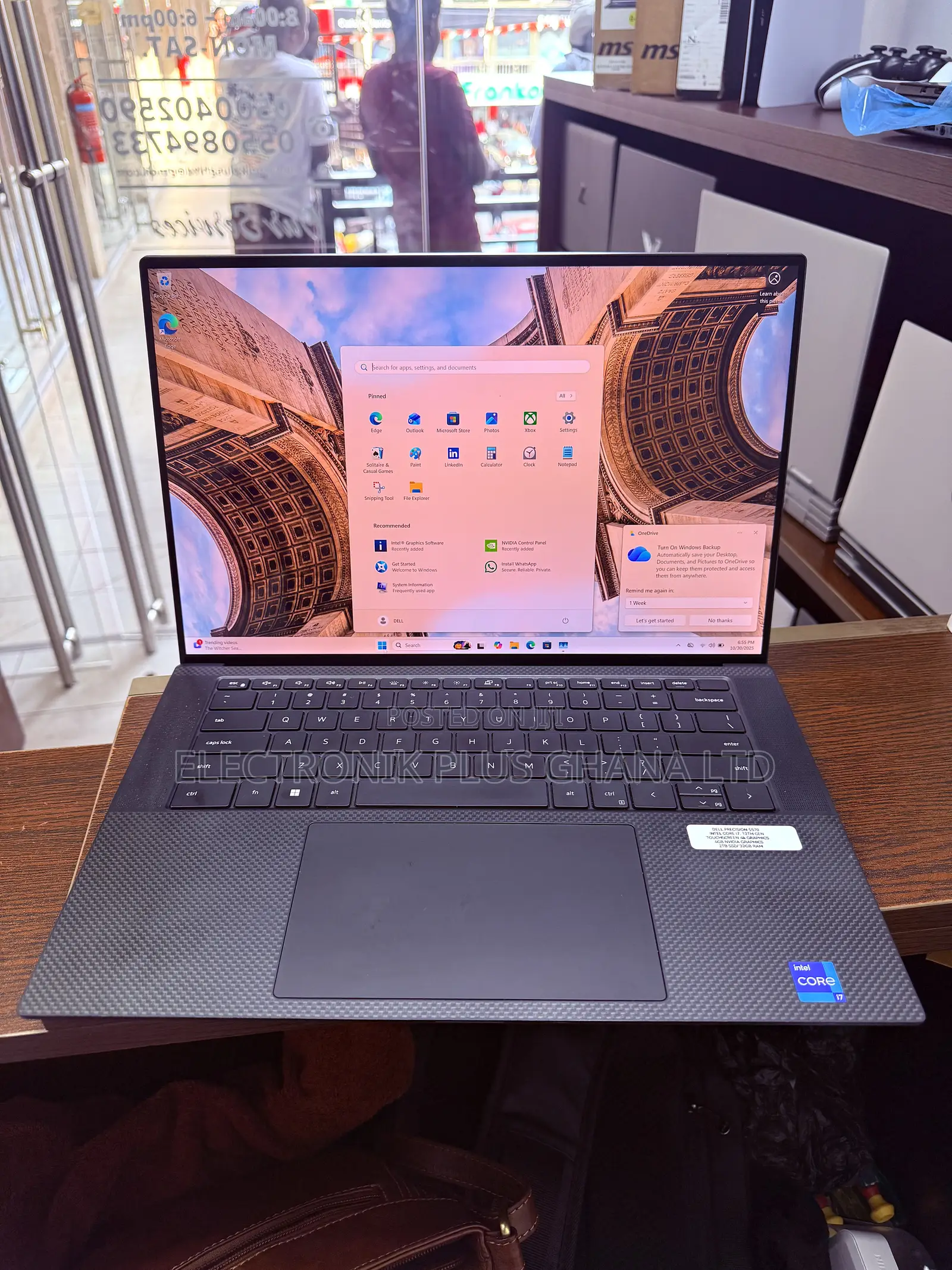 Laptop Dell Precision 5570 32GB Intel Core i7 SSD 2T