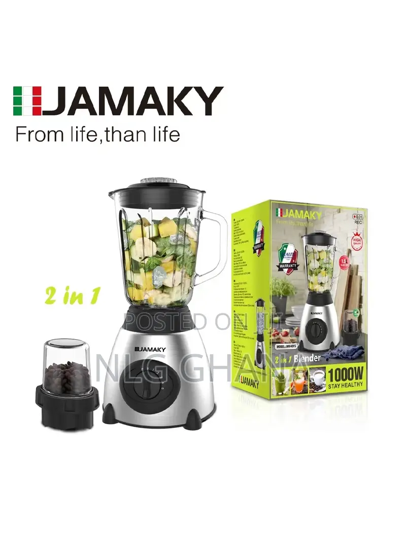 1000w 1.5l 2in1 Blender With 5 Speed Level Ice Crushing. Ghx2780