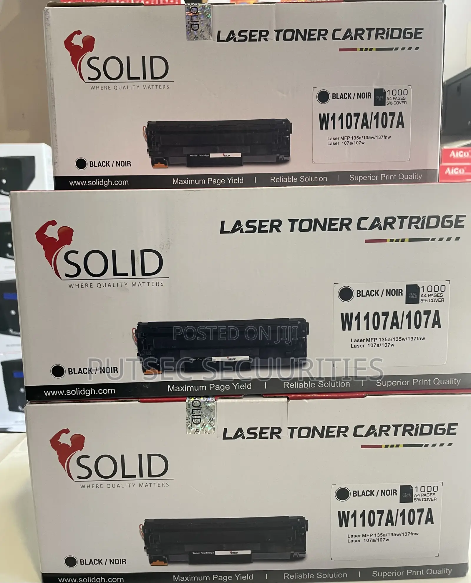 107a Laser Toner Cartridge Compatible Black ( W1107a With Chip)