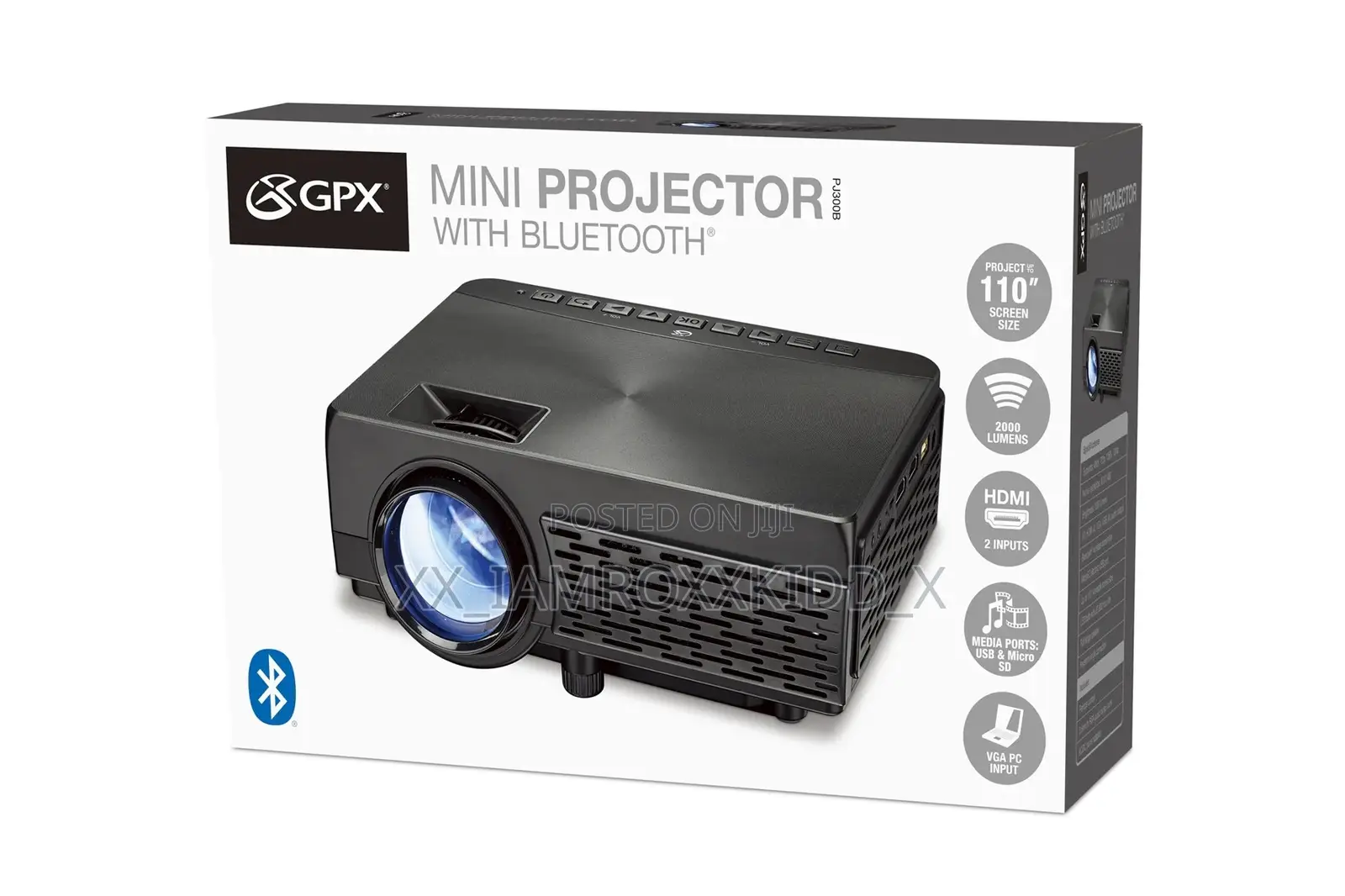 GPX Mini Projector With Bluetooth