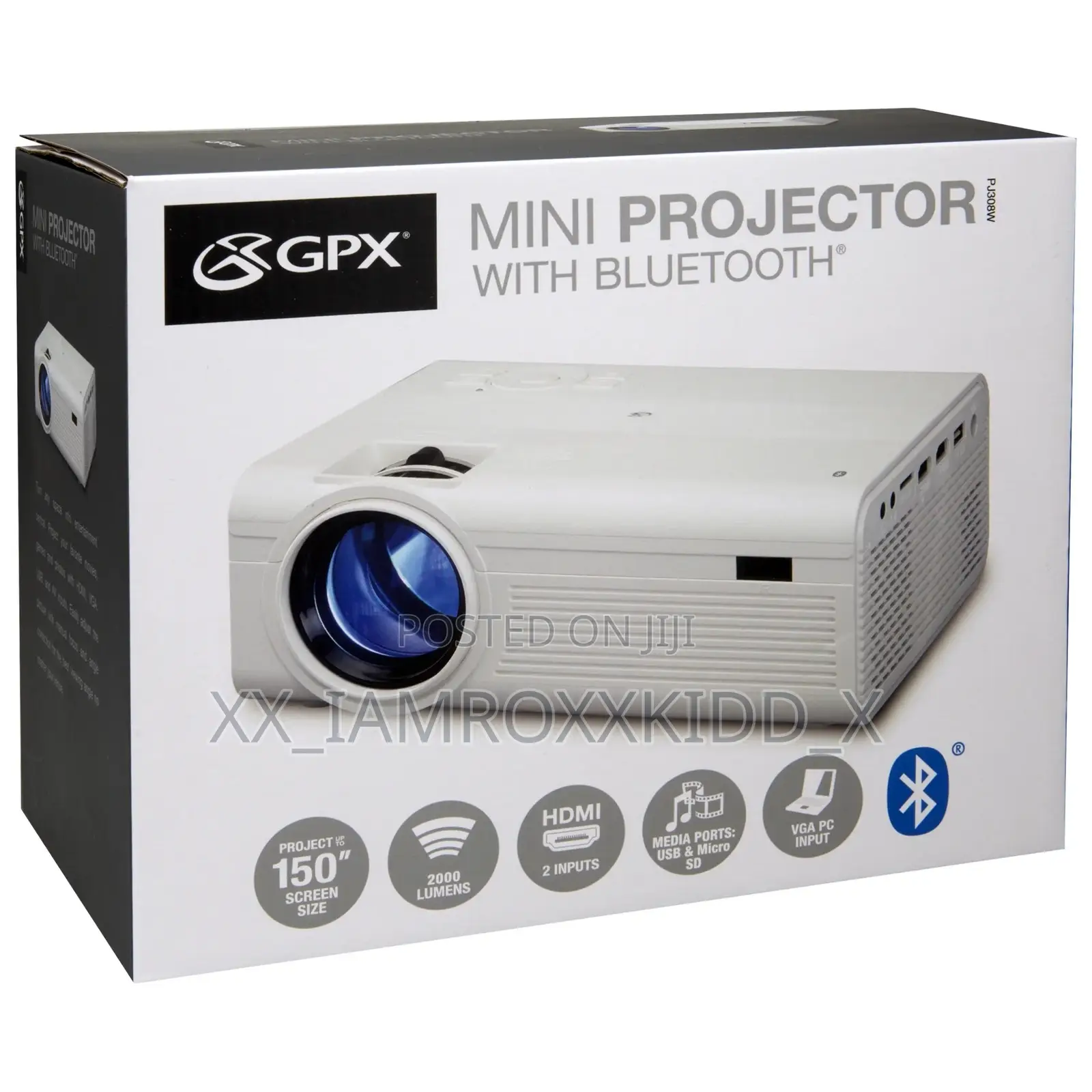 GPX Mini Projector With Bluetooth