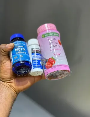 Biotin, Kirkland and Nature's Bounty Hair, Skin Nails Gummies